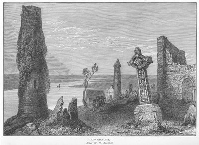 Clonmacnoise av William Henry Bartlett