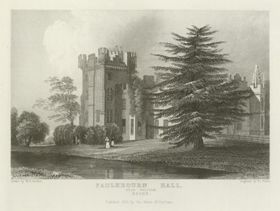 Faulkbourne Hall, nær Witham, Essex av William Henry Bartlett