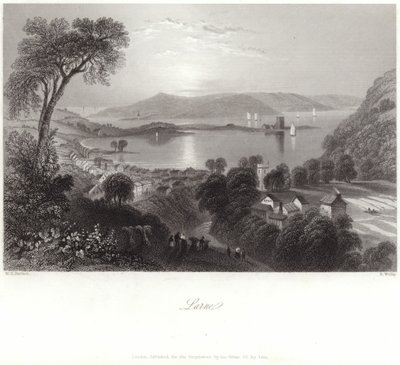 Larne i Antrim fylke av William Henry Bartlett