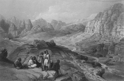 Petra, stedet for byen, Jeremiah XLIX av William Henry Bartlett