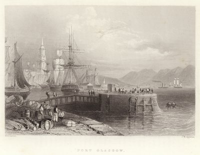 Port Glasgow av William Henry Bartlett