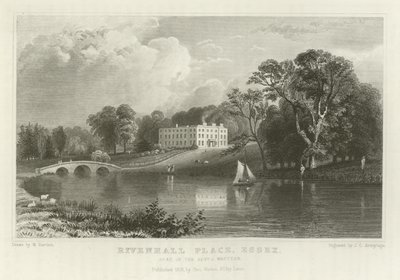 Rivenhall Place, Essex, sete for pastor J Western av William Henry Bartlett