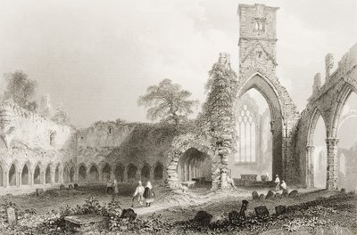 Sligo Abbey, County Sligo, Irland, fra 