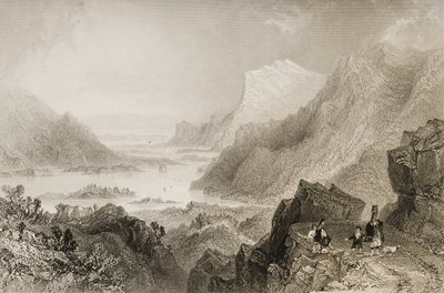 Tilnærmingen til Killarney fra Kenmare Road, County Killarney, fra 