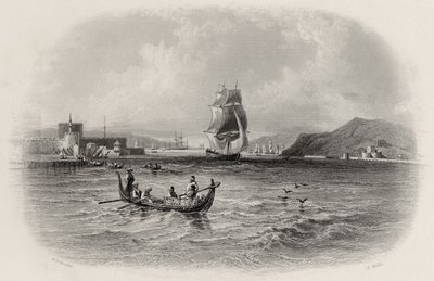 Dardanellene, Tyrkia, gravert av R. Willis av William Henry Bartlett