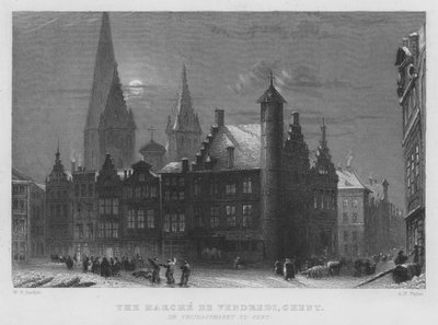 Fredag ​​mars, Gent (gravering) av William Henry Bartlett