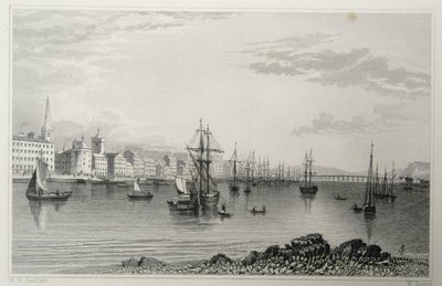 Waterford, Irland, gravert av W. Taylor av William Henry Bartlett