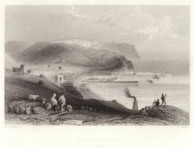 Whitehaven, (med St Bees-hodet) av William Henry Bartlett