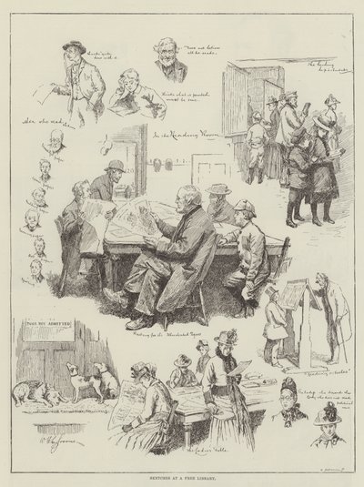Skisser på et gratis bibliotek av William Henry Charles Groome