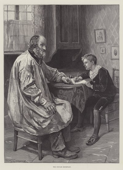Privatsekretæren av William Henry Charles Groome