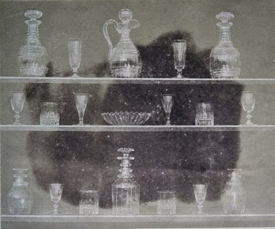 Artikler av glass, fotografi, fra Pencil of Nature, 1844 av William Henry Fox Talbot