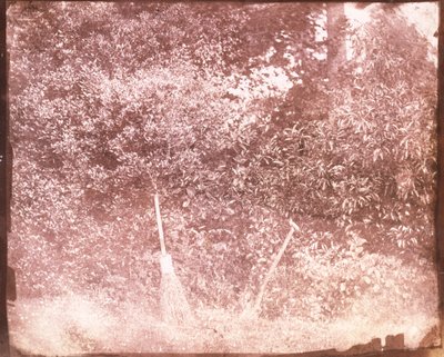 Kost og spade, 1842 av William Henry Fox Talbot