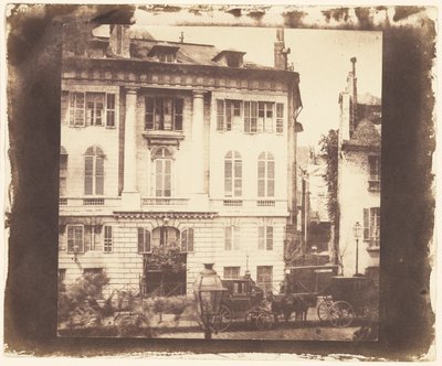 Parisiske rekkehus i Paris av William Henry Fox Talbot