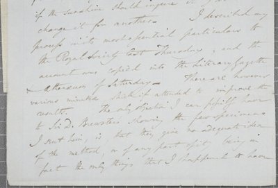 Signert brev fra William Henry Fox Talbot til James David Forbes, 1839 av William Henry Fox Talbot
