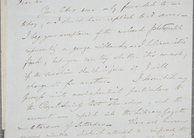 Signert brev fra William Henry Fox Talbot til James David Forbes, 1839 av William Henry Fox Talbot