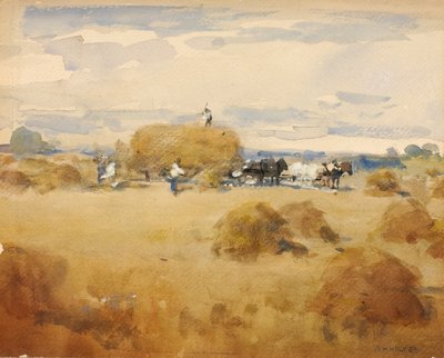 Haymaking Scene, n.d. av William Henry Holmes
