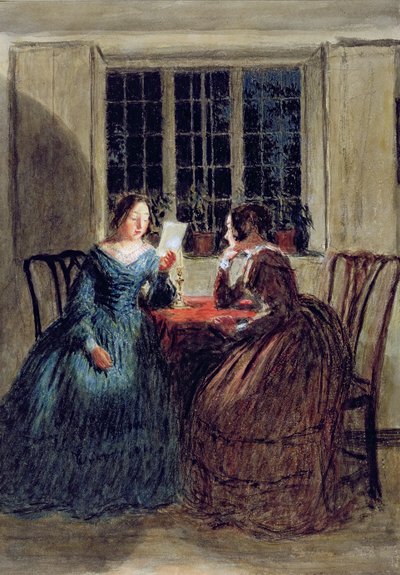 Scene med levende lys av William Henry Hunt