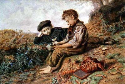 Skolegutter med et stjålet reir av William Henry Hunt