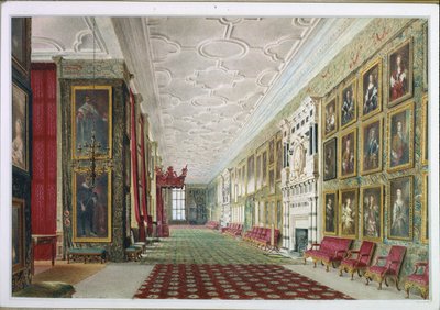 The Long Gallery, Hardwick av William Henry Hunt