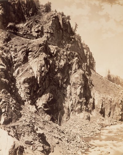 Las Animas-elvekløften av William Henry Jackson