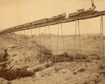 Dale Creek Bridge, Wyoming av Jackson av William Henry Jackson