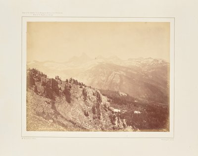 Panoramautsikt over Teton-fjellene av William Henry Jackson