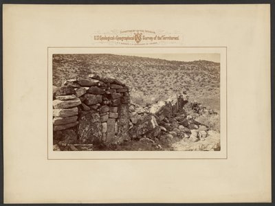 Ruiner i Montezuma Canyon av William Henry Jackson