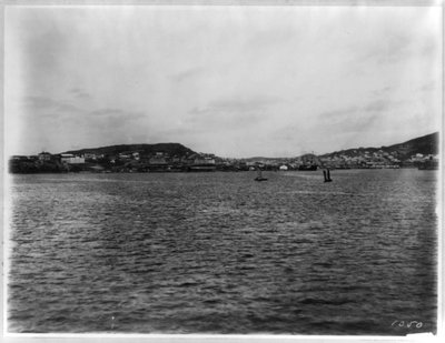 Vladivostok - panoramautsikt fra havnen av William Henry Jackson