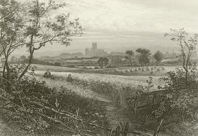 Canterbury Cathedral, fra Harbledown av William Henry James Boot