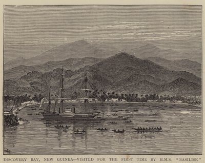 Discovery Bay, New Guinea, besøkt for første gang av HMS Basilisk av William Henry James Boot