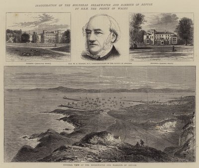 Innvielse av Holyhead Breakwater and Harbor of Refuge av HRH Prince of Wales av William Henry James Boot