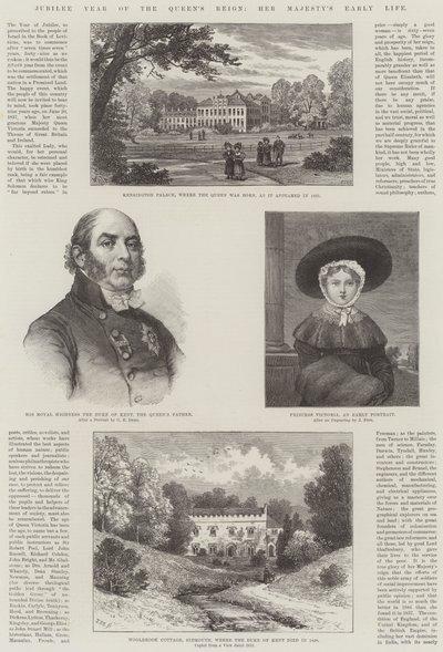 Jubileumsåret for dronningens regjeringstid, Hennes Majestets tidlige liv av William Henry James Boot
