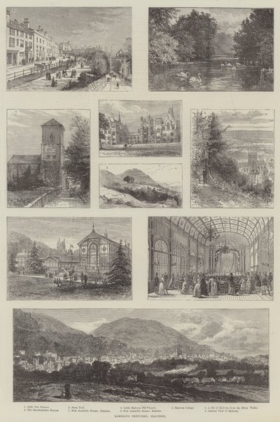 Vandrende skisser, Malvern av William Henry James Boot