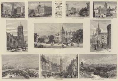 Kongelig besøk i Leeds og Preston av William Henry James Boot