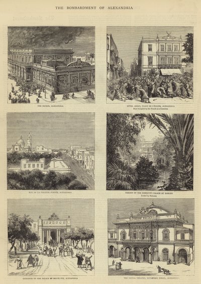 Bombardementet av Alexandria av William Henry James Boot