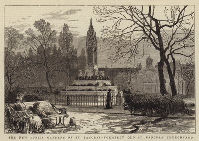 The New Public Gardens of St Pancras, tidligere Old St Pancras' Churchyard av William Henry James Boot