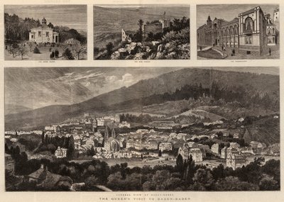 Dronningens besøk i Baden-Baden av William Henry James Boot