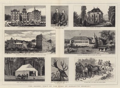 Det nylige besøket av hertugen av Albany i Tyskland av William Henry James Boot