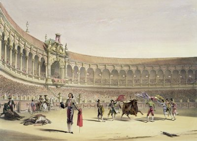 Plaza of Sevilla, 1865 av William Henry Lake Price