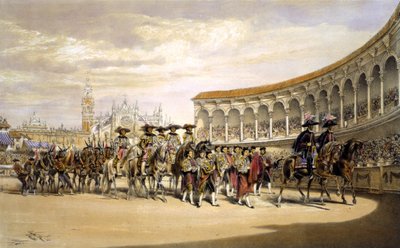 Toreros#39; inntreden i prosesjon av William Henry Lake Price