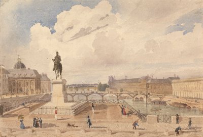 Utsikt fra Pont Neuf av William Henry Lake Price