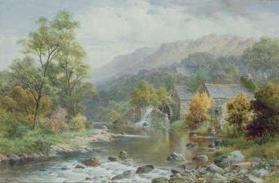Nærmer seg høst på Arran, Dolgelly (par 77868) av William Henry Mander