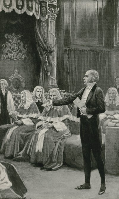 Earl Gray appellerer til Bench of Bishops om å vedta reformforslaget av William Henry Margetson