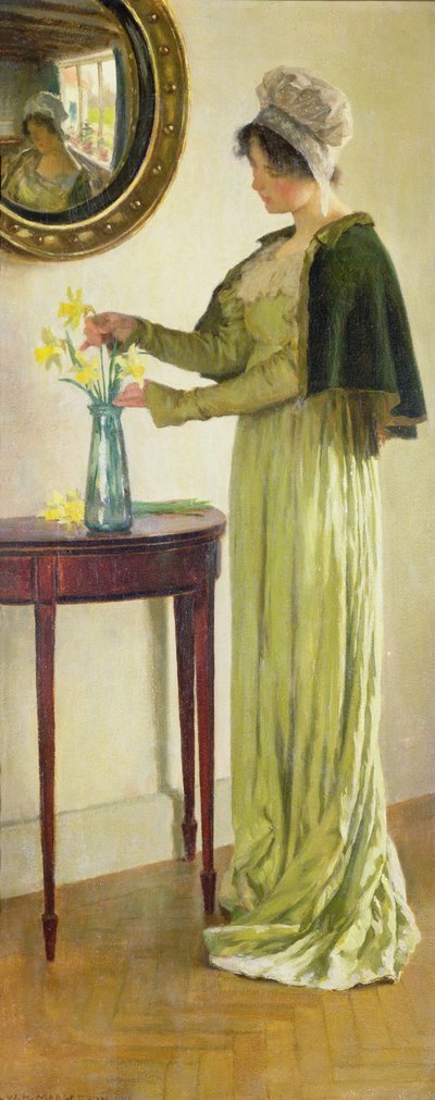 Vårbebuderne, 1911 av William Henry Margetson