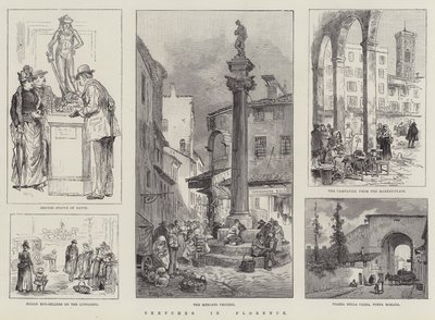 Skisser i Firenze av William Henry Pike