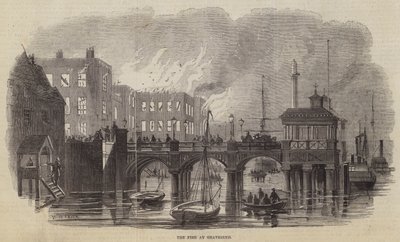 Brannen på Gravesend av William Henry Pike