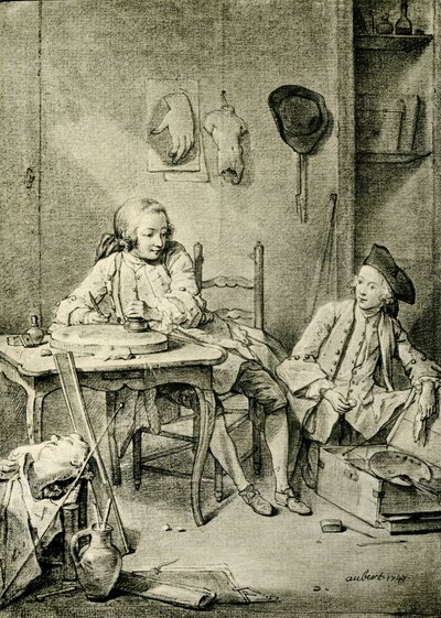 To malergutter av William Henry Pike