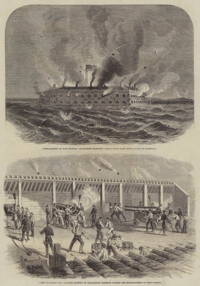 amerikanske borgerkrigen av William Henry Prior