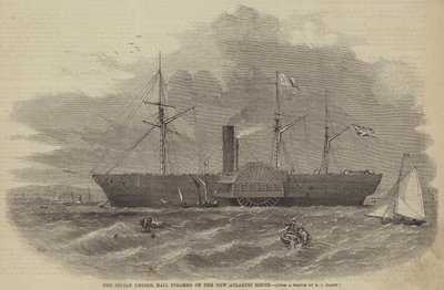 Det indiske imperiet, Mail Steamer på den nye Atlanterhavsruten av William Henry Prior