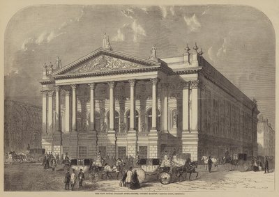 Det nye kongelige italienske operahuset, Covent Garden, Edmund Barry, arkitekt av William Henry Prior